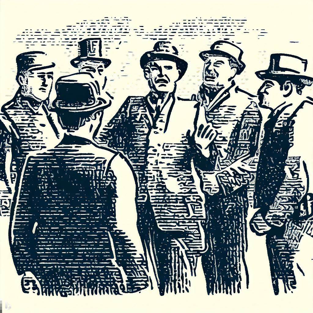 Generic image of men talking