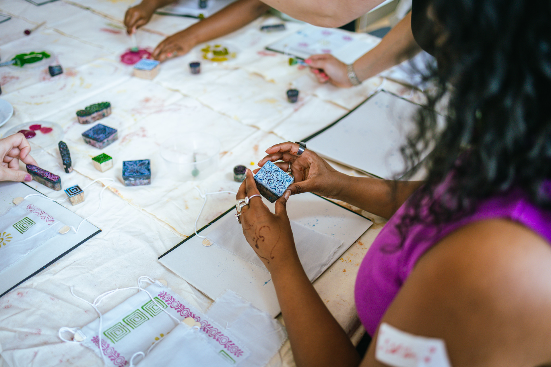 Festival of Making: Block Printing with Natasha Taheem